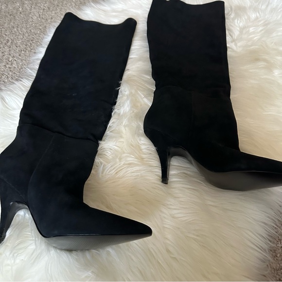 NEW Women Kendall & Kylie Slouched Black Suede Knee Boots Size 7M - Picture 2 of 11